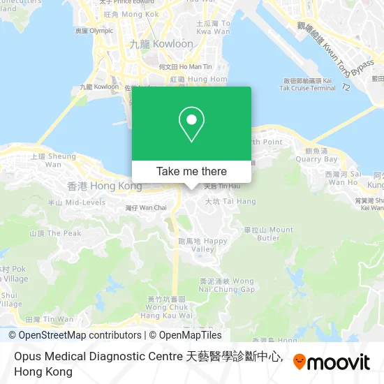 Opus Medical Diagnostic Centre 天藝醫學診斷中心 map