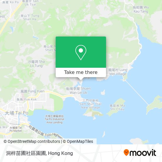 洞梓苗圃社區園圃 map