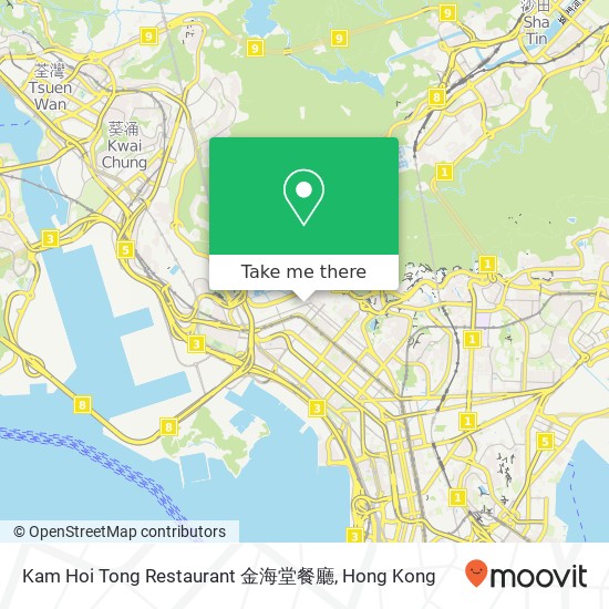 Kam Hoi Tong Restaurant 金海堂餐廳地圖