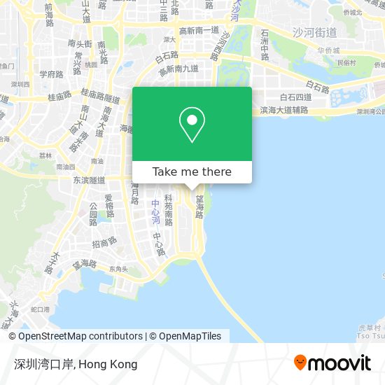 深圳湾口岸 map