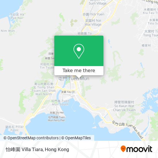 怡峰園 Villa Tiara map