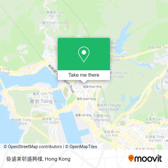 葵盛東邨盛興樓地圖