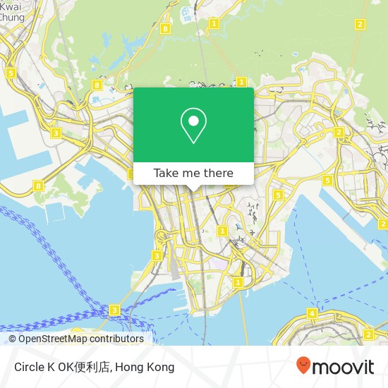 Circle K OK便利店 map