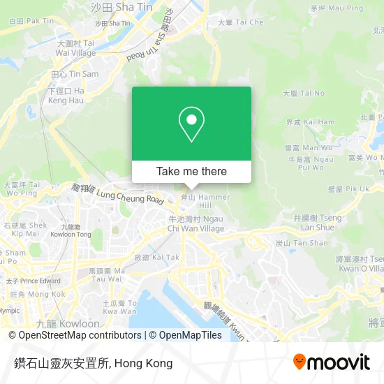 鑽石山靈灰安置所地圖
