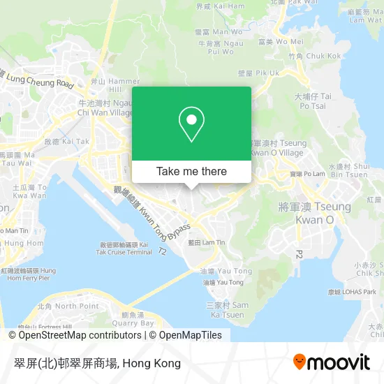 翠屏(北)邨翠屏商場地圖