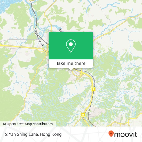2 Yan Shing Lane map