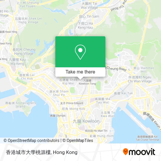 香港城市大學桃源樓 map