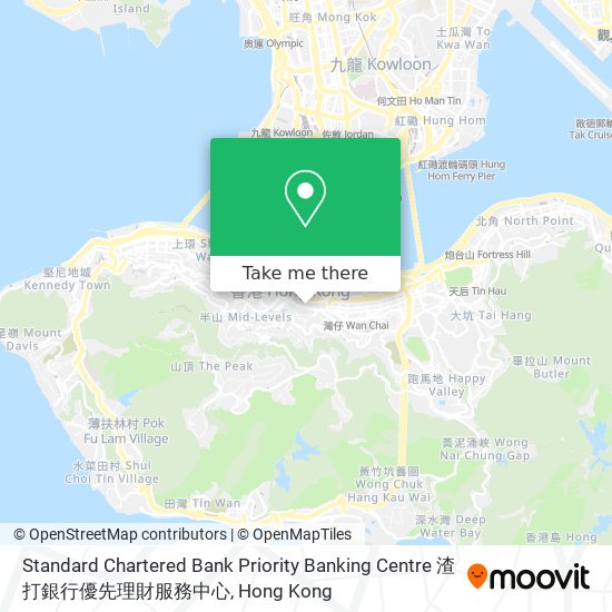 Standard Chartered Bank Priority Banking Centre 渣打銀行優先理財服務中心 map