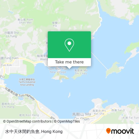 水中天休閒釣魚會地圖