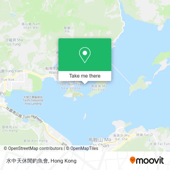 水中天休閒釣魚會 map