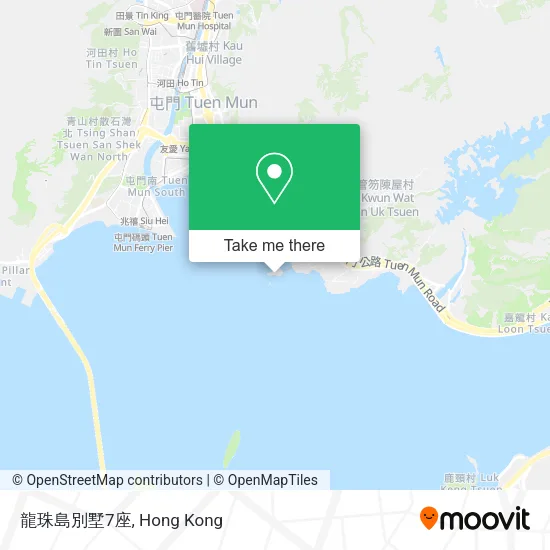 龍珠島別墅7座地圖