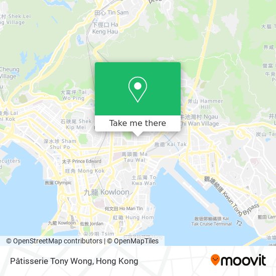 Pâtisserie Tony Wong map