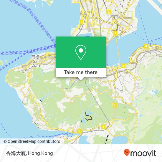 香海大廈 map