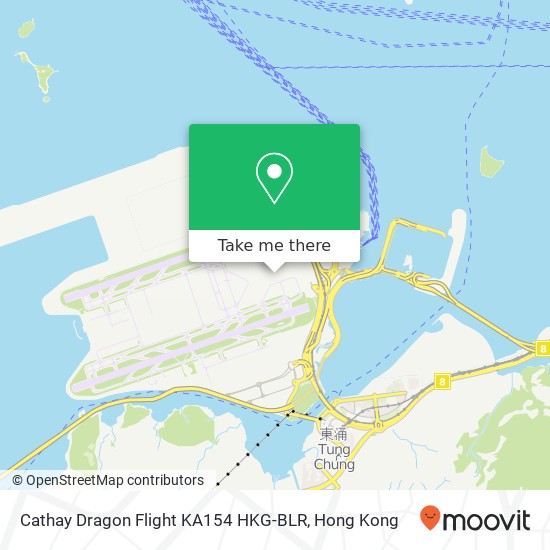 Cathay Dragon Flight KA154 HKG-BLR map