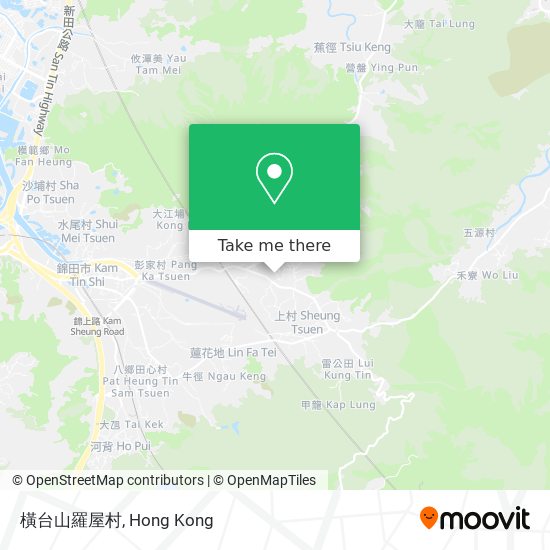 橫台山羅屋村 map