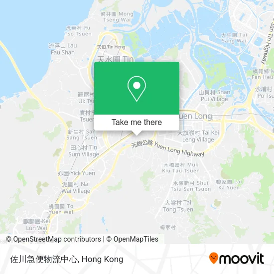 佐川急便物流中心 map