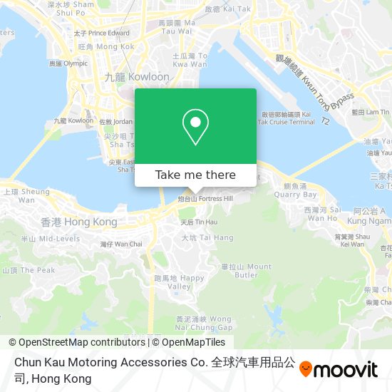 Chun Kau Motoring Accessories Co. 全球汽車用品公司地圖