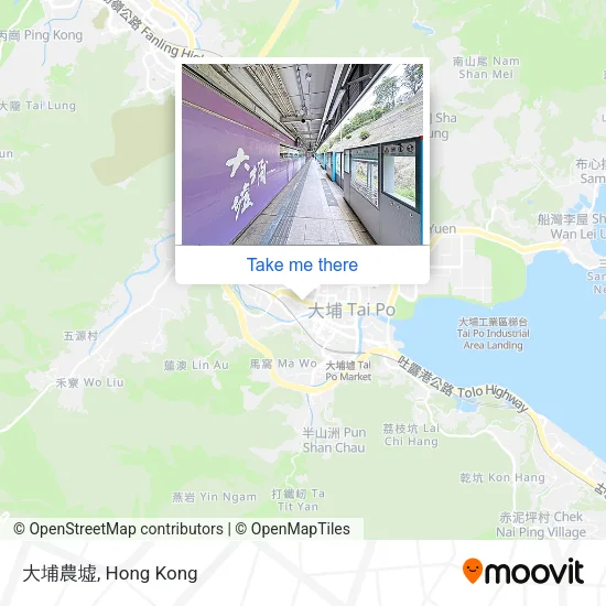 大埔農墟 map