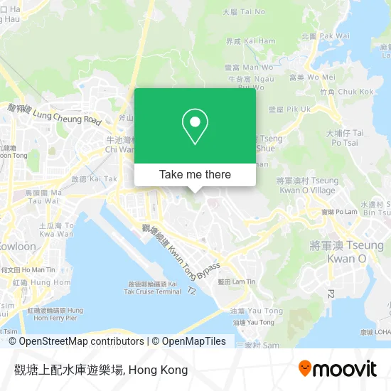 觀塘上配水庫遊樂場地圖