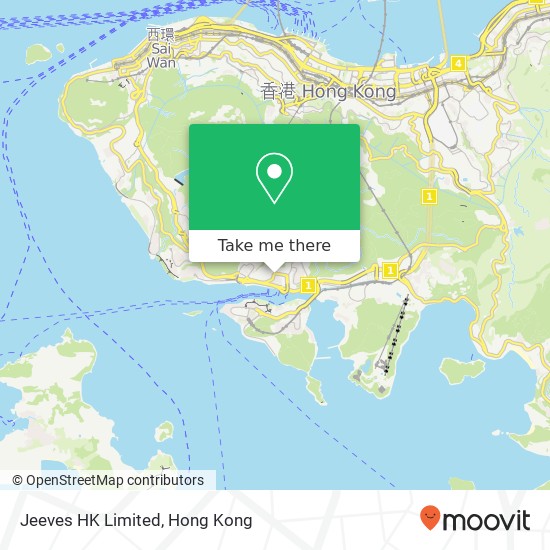 Jeeves HK Limited地圖