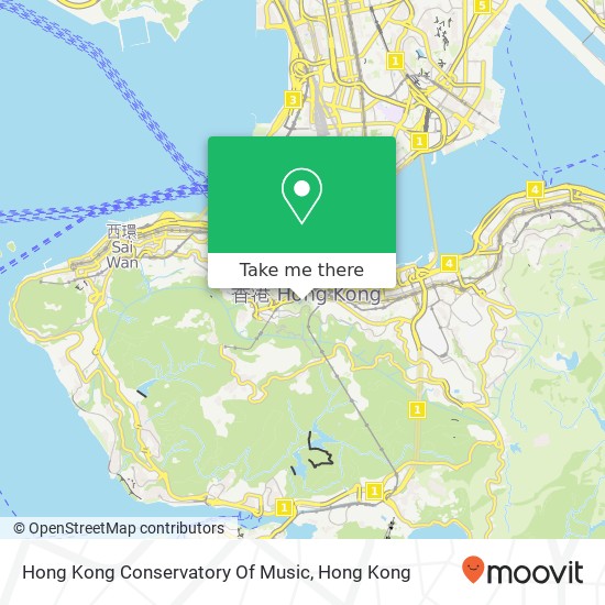 Hong Kong Conservatory Of Music map
