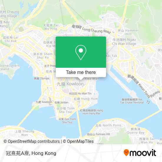 冠熹苑A座地圖