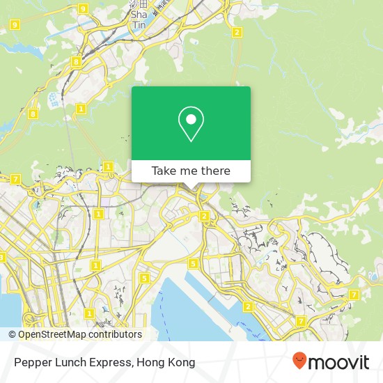 Pepper Lunch Express map