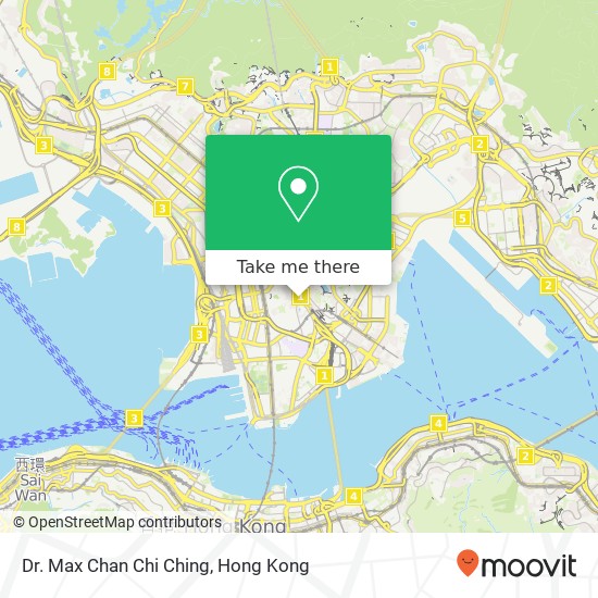Dr. Max Chan Chi Ching map