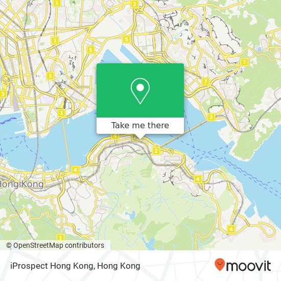 iProspect Hong Kong map