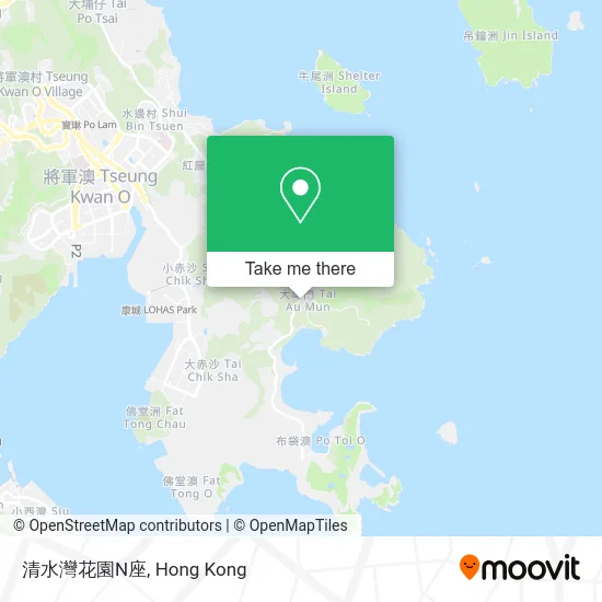 清水灣花園N座 map