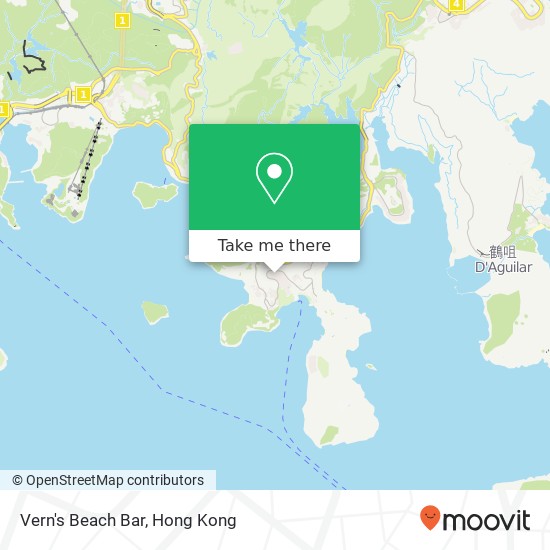 Vern's Beach Bar, 赤柱大街 90號A 赤柱 map