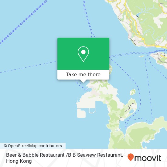 Beer & Babble Restaurant /B B Seaview Restaurant, 榕樹灣大街 22號 南丫島 map