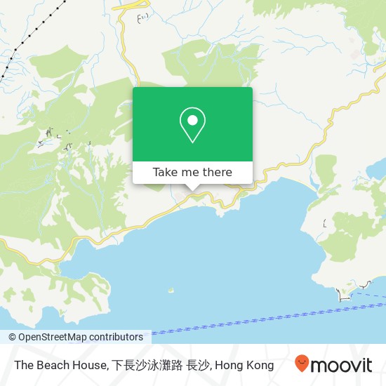 The Beach House, 下長沙泳灘路 長沙地圖