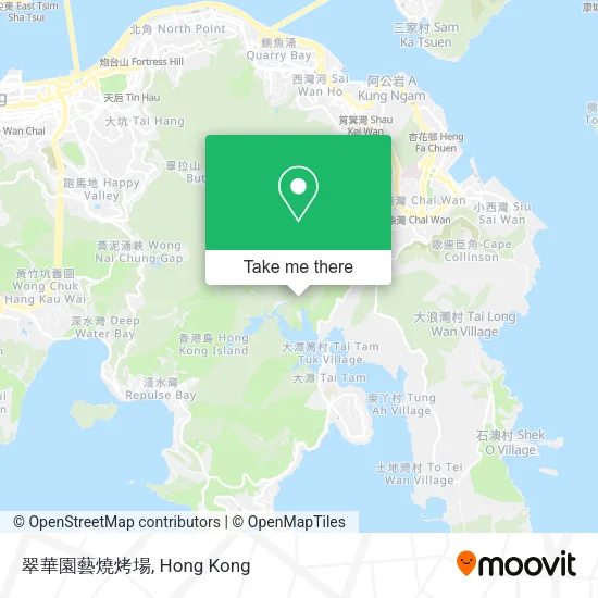 翠華園藝燒烤場地圖
