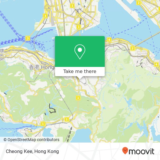Cheong Kee, 成和道 跑馬地地圖