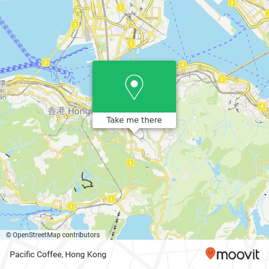 Pacific Coffee, 成和道 53號 跑馬地 map