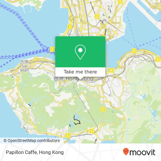 Papillon Caffe, 皇后大道東 183號 灣仔 map