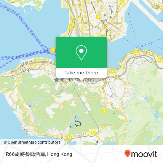 R66旋轉餐廳酒廊, 皇后大道東 183 灣仔 map