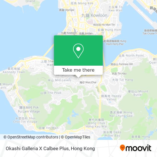 Okashi Galleria X Calbee Plus map