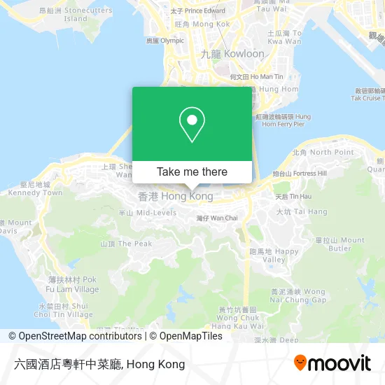 六國酒店粵軒中菜廳 map