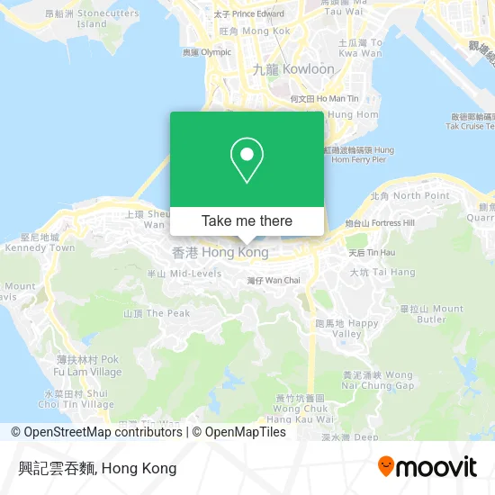 興記雲吞麵地圖
