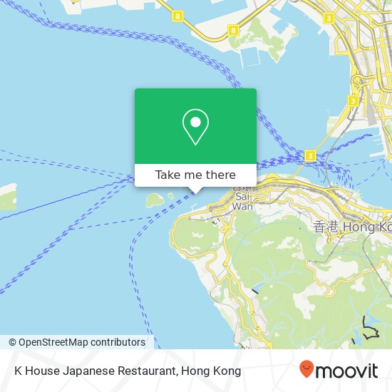 K House Japanese Restaurant, 厚和街 堅尼地城 map