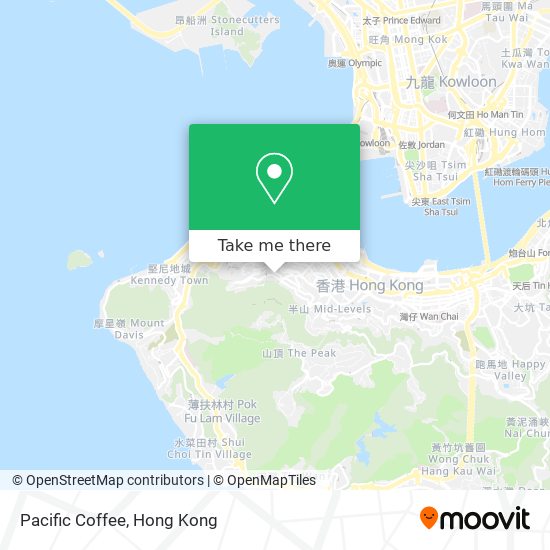 Pacific Coffee地圖