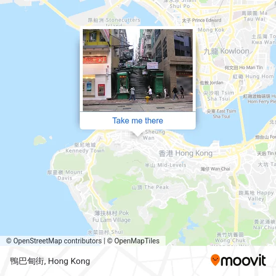 鴨巴甸街 map