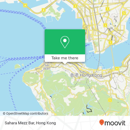 Sahara Mezz Bar, 伊利近街 11號 中環 map