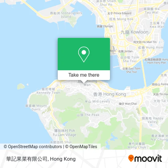 華記果菜有限公司地圖