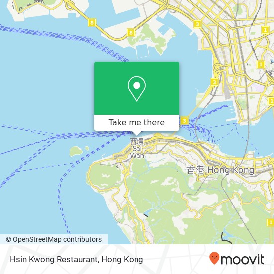 Hsin Kwong Restaurant, 水街 西環 map