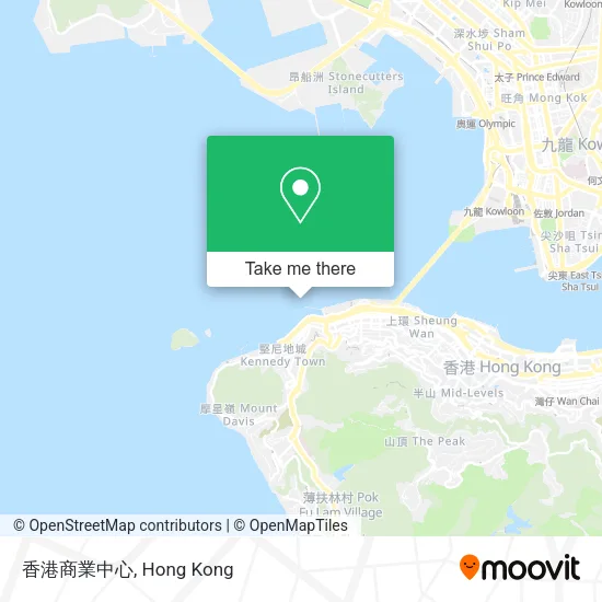 香港商業中心 map