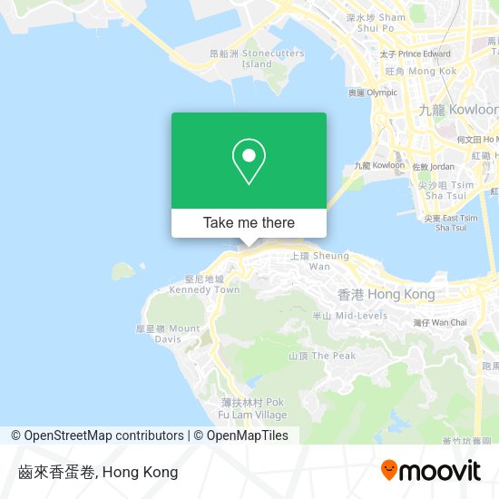 齒來香蛋卷地圖