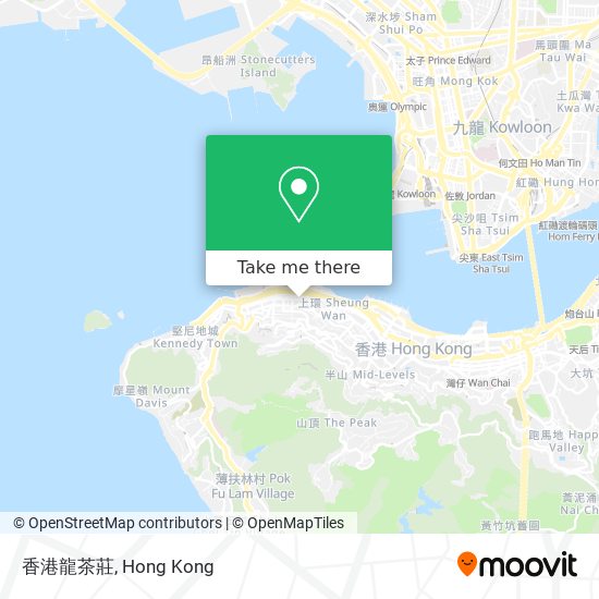 香港龍茶莊 map